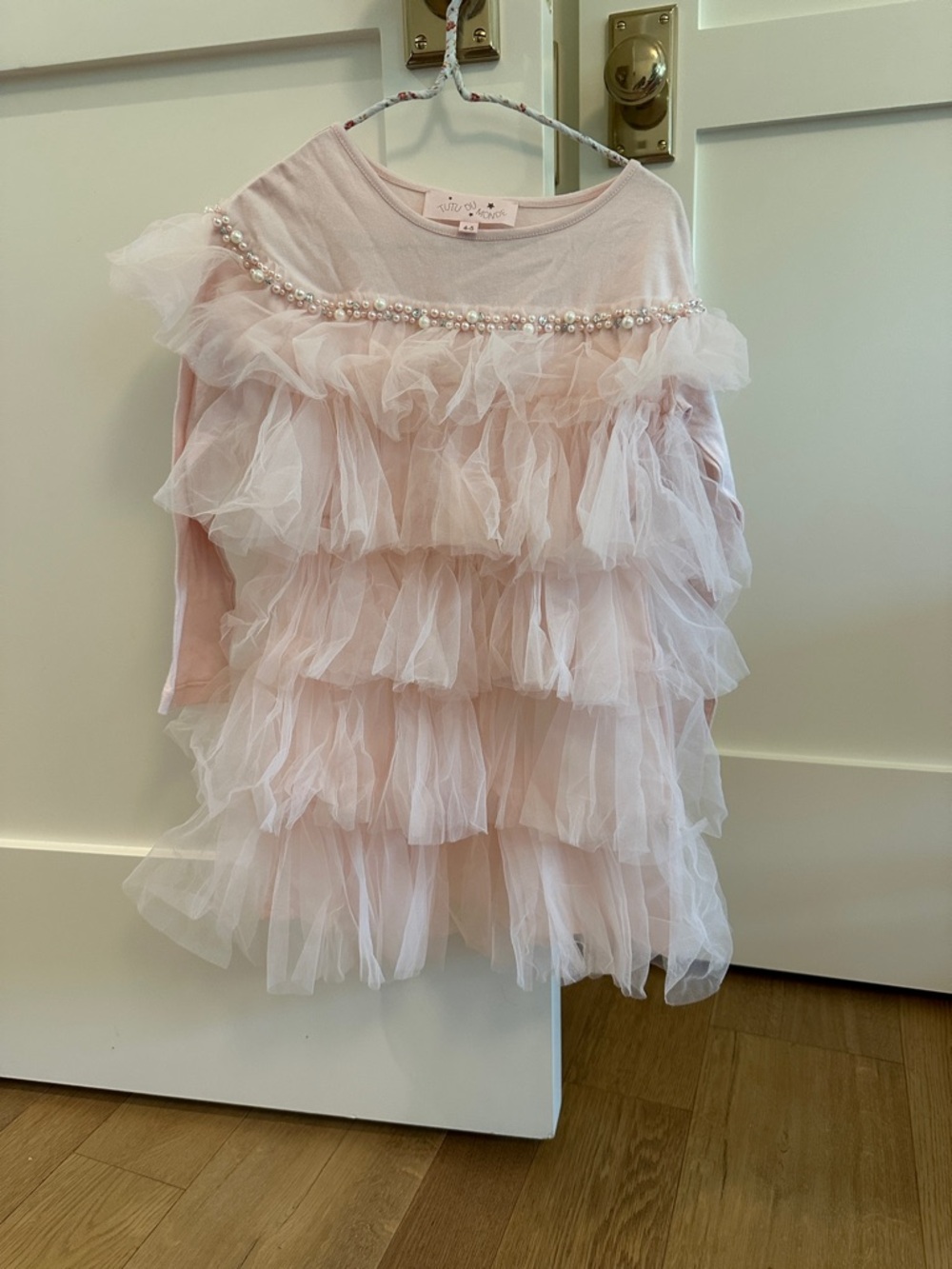 Tutu Du Monde Pink Prancer Dress with Pearl & Tulle
